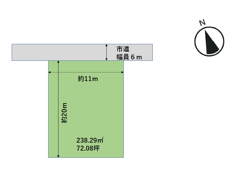 売地:山形市下条2丁目画像