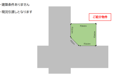 売地：大石田町緑町