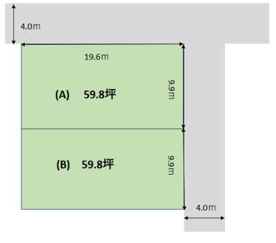 山形市泉町Ｂ区画　売地