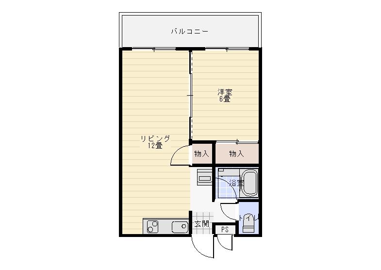 天童市駅西2丁目10-25「ピッティ」 1LDK 45,500円画像